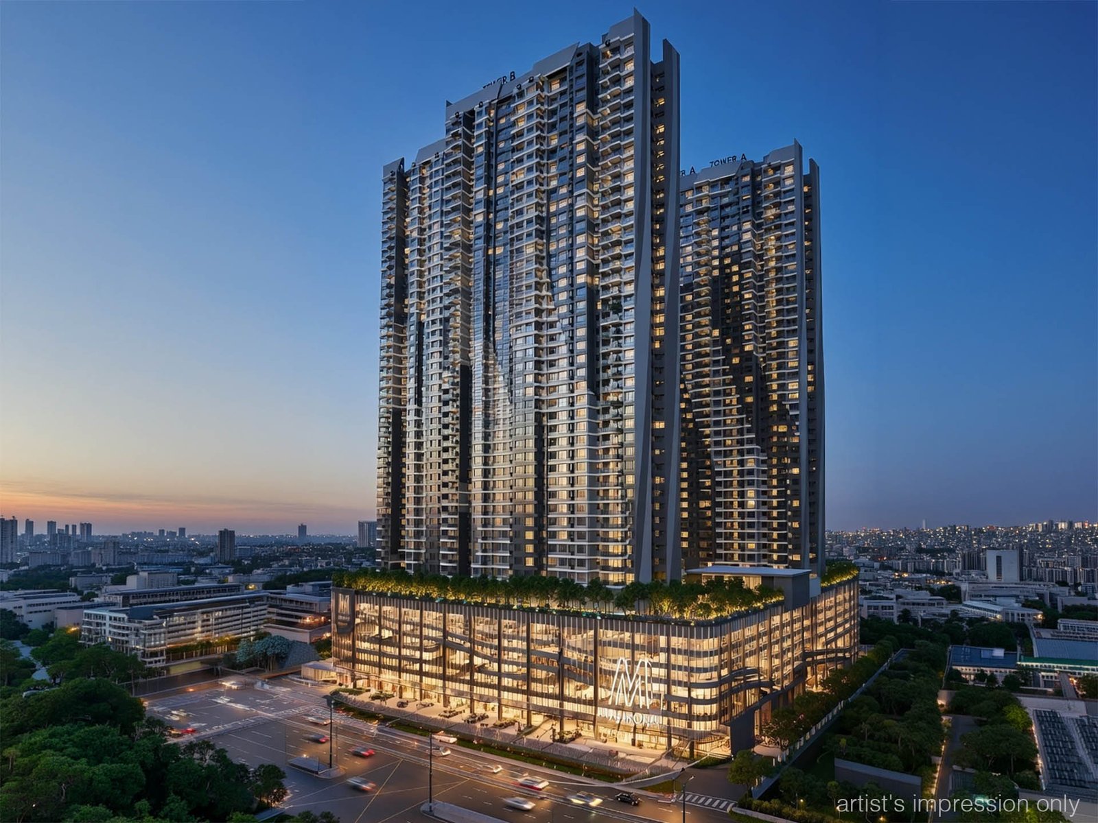 M Aurora @ Old Klang Road — Artist Impression by Mah Sing Group